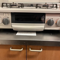 リンナイ　二口ガスコンロ LPガス専用