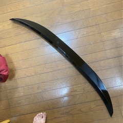 汎用リアスポイラー　素人塗装