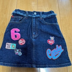 ミニケー　mini-k ナルミヤ　デニム　スカート　130