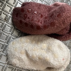 フリース ベビーブーツ 靴下　2足セットの画像