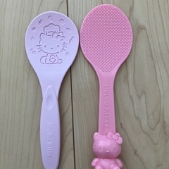 【未使用】キティちゃん　しゃもじ2つ