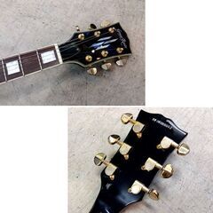 Grass Roots LesPaul Custom エレキギター ブラック×ゴールド 弦楽器