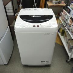西岡店 洗濯機 5.5kg 2011年製 シャープ ES-GE55K Ag+イオンコート 全自動洗濯機 SHARP 