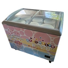 美品 冷凍ショーケース 鍵付 SD-281E 186L 直接引取...
