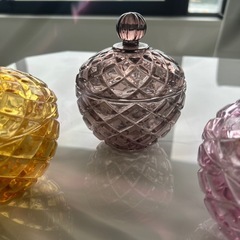 Francfranc フランフラン　ガラス製お菓子入れの画像