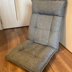 カインズ　倒れにくい座椅子 グレー 
