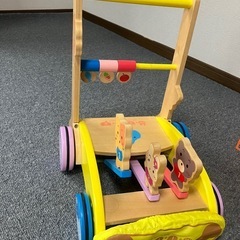 ブルーナボンボン　手押し車　ハイローチェア　3点セットの画像