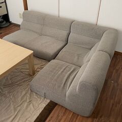 ニトリ　ローソファ　3点セット