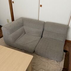 （お取引中）ニトリ　ローソファ　3点セットの画像