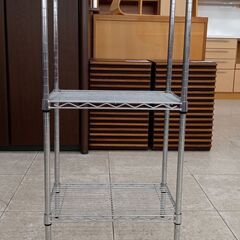 ★ジモティ割あり★TJ11559  メタルラック シルバー H9...