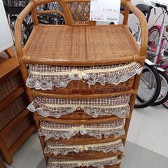 ★ジモティ割あり★  籐チェスト  H113×D40×W50 ク...