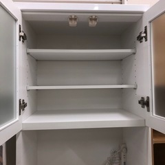 ニトリレンジボード二枚扉 60センチ幅ホワイト【トレファク堺福田店】