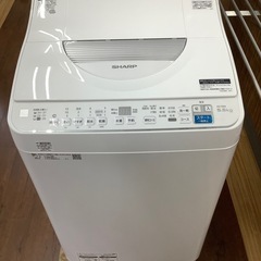 縦型洗濯乾燥機 SHARP ES-T5E8-KW 5.5kg 3...