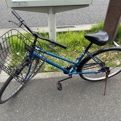 自転車　No.251　ブルー　26インチ　アフィッシュ　※後輪振...