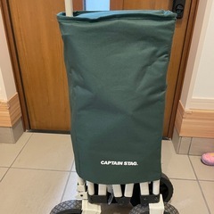 キャプテンスタッグ(CAPTAIN STAG) 収束型4輪キャリー グリーン  ワゴンの画像