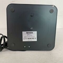 【Revave】セラミックヒーター NFJ-1 1500W ブラック 動作確認済 2秒速暖 温風＋空気清浄 人感センサー 室温センサー タイマー付 Y1318の画像