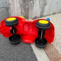 ★1〜3歳児用ディズニーバギー,メロディライトボタン付き,乗用玩具の画像