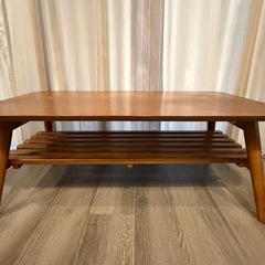 折りたたみ式ローテーブルの画像