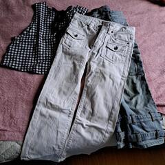 夏用ショート丈ジーンズ