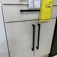 ジモティ来店特価!!　レンジ台　オフホワイト　　J-250502