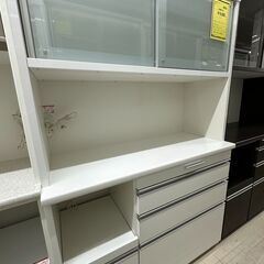 ジモティ来店特価!!　食器棚　ホワイト　　J-250504