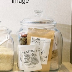 ガラスジャー　Lサイズの画像