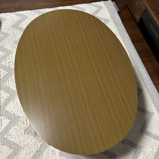 お取引中】ニトリ 楕円形リビングこたつ テーブル