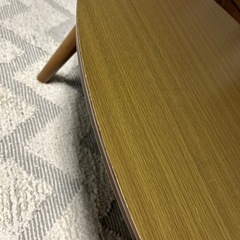 ニトリ 楕円形リビングこたつ テーブルの画像