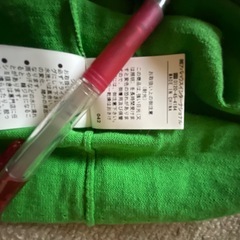 グリーン薄手カットソー　Tシャツ　ノースリーブ　Rouge Fonceアバハウス カットソー 半袖Tシャツ トップスの画像