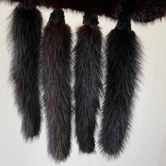【美品】定価75,000円のダークミンク2WAYショールの画像