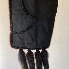【美品】定価75,000円のダークミンク2WAYショールの画像