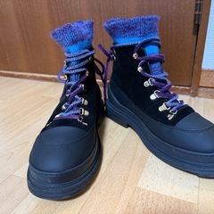 CHANEL レザーブーツ 39サイズ の画像