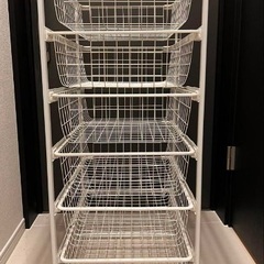 IKEAのALGOT (アルゴート)天板無し バスケット6 個⑥