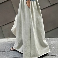 ★ ライトグレー ワイド スウェット パンツ ミニ裏毛 未使用 ...