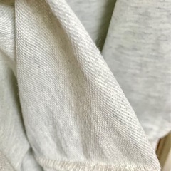 ★ ライトグレー ワイド スウェット パンツ ミニ裏毛 未使用 試着のみ★の画像