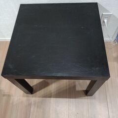 サイドテーブル　ブラック美品の画像