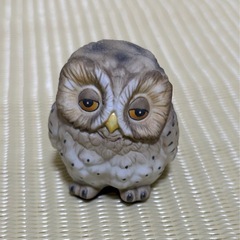 フクロウの置き物