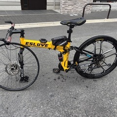 ESLUVE 折りたたみマウンテンバイク  部品取り　