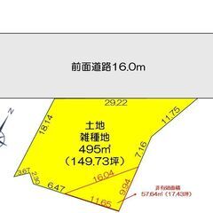 福井市加茂河原町土地（レッドゾーン内） - 不動産