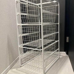 IKEAのALGOT (アルゴート)天板無し バスケット台3個 ⑩