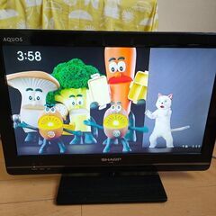 SHARP AQUOS 19型テレビの画像