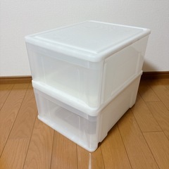 【譲受人決定】美品　収納ケース2個