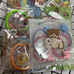 アクセサリーセット（ヘアゴム等）★ハンドメイド品★おまけ入りの画像