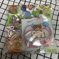 アクセサリーセット（ヘアゴム等）★ハンドメイド品★おまけ入り