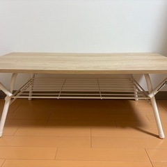 ニトリ　折りたたみテーブル　シェルフィ9045 NA