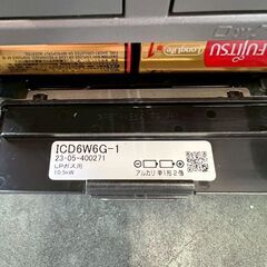 【Paloma】パロマ ビルトインガスコンロ システムキッチン LPガス ICD6W6G 着火確認済 ガラストップ 2023年製 立消え安全装置 Y1322の画像