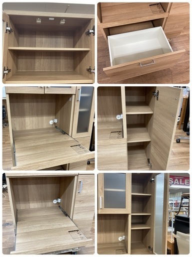 ジモティー限定価格！S756 ⭐ 共和産業 キッチンボード 食器棚 キッチン台 幅85cm USED 綺麗 