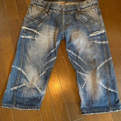 NICOLEデニムショートハーフパンツジーンズvintageウォ...
