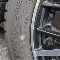 スタッドレス　プラクティバアイス BP02 155/65R14 タイヤホイール4本セットの画像