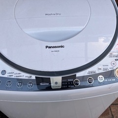 ジャンク Panasonic洗濯機　8Kgの画像